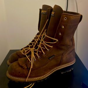 Carolina steel toed work boots size 14